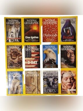 National Geographic Magazine 2002 Full Year Set